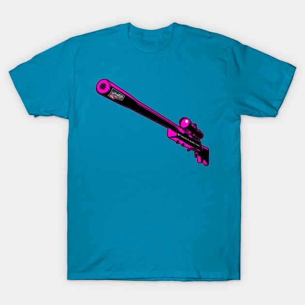 Punchado Sniper Rifle Blank Text, v. Code Fusha T-Shirt by punchado